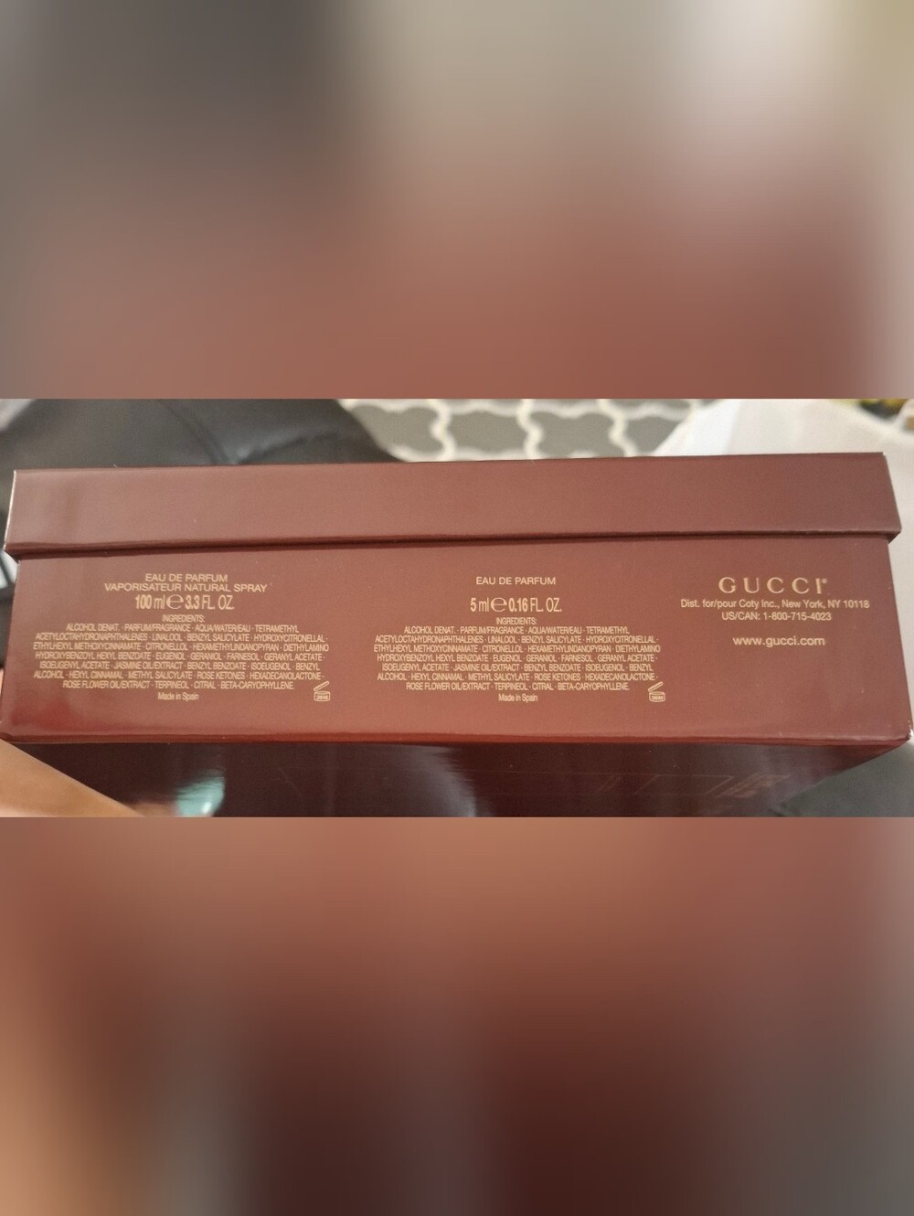 100ml Gucci Bloom Gift Set - Blush Pink with Gold Accents - Picture 4 of 5